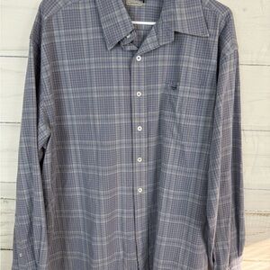 Southern Marsh Gray Plaid Button Down Shirt